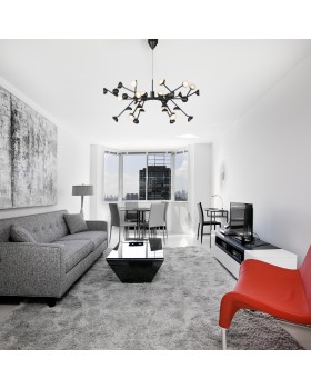 Люстра на штанге iLedex X088301-100 BK-foto2