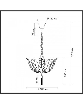 Подвесная люстра Odeon Light 4838/6-foto2