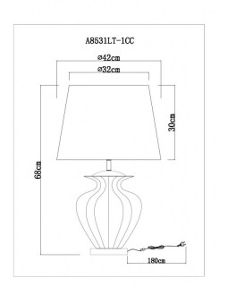 Настольная лампа ARTE Lamp A8531LT-1CC-foto5