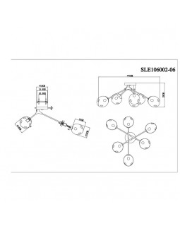 Накладная люстра Evoluce SLE106002-06-foto4