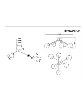 Накладная люстра Evoluce SLE106002-06-foto4