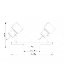 Спот ARTE Lamp A1906PL-2WH-foto4