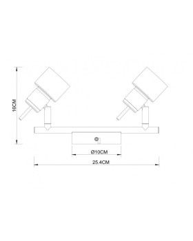 Спот ARTE Lamp A1906PL-2WH-foto4