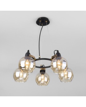 Подвесная люстра Eurosvet 70119/5 черный-foto3