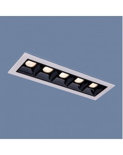 Встраиваемый светильник Elektrostandard 9921 LED 10W 4200K белый/черный