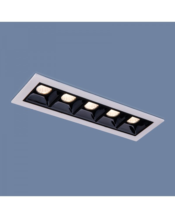Встраиваемый светильник Elektrostandard 9921 LED 10W 4200K белый/черный