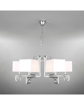 Подвесная люстра Eurosvet 60115/6 хром-foto2