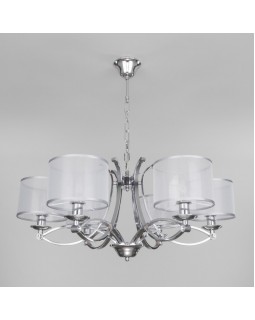 Подвесная люстра Eurosvet 60109/6 хром-foto2