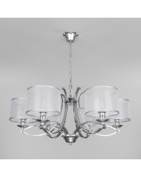 Подвесная люстра Eurosvet 60109/6 хром-foto2