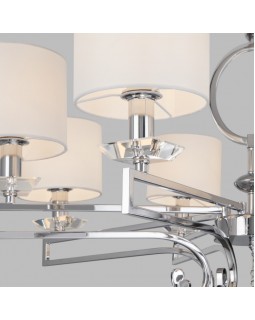 Подвесная люстра Eurosvet 60113/8 хром-foto3