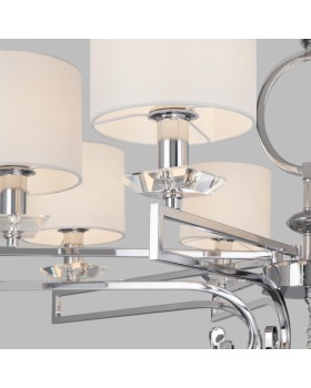 Подвесная люстра Eurosvet 60113/8 хром-foto3