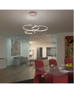 Подвесная люстра Eurosvet 90280/3 сатин-никель Smart-foto2