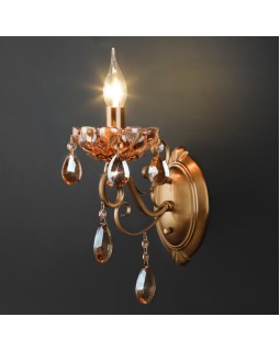 Бра Eurosvet 10109/1 бронза/тонированный хрусталь Strotskis-foto2