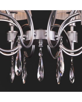 Подвесная люстра Eurosvet 60092/8 серебро-foto4