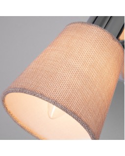 Бра Eurosvet 20080/1 хром/бежевый-foto3