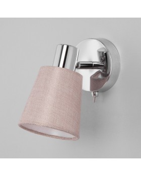 Бра Eurosvet 20080/1 хром/бежевый-foto4