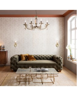 Бра Eurosvet 60087/1 античная бронза-foto2