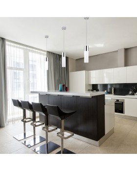 Подвесной светильник Eurosvet 50135/1 LED хром/белый-foto2