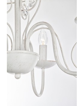 Подвесная люстра Eurosvet 60018/3 белый с золотом-foto3