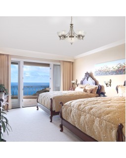 Подвесная люстра Eurosvet 60006/8 античная бронза-foto2