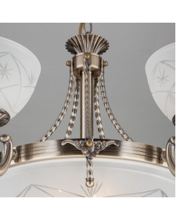 Подвесная люстра Eurosvet 60006/8 античная бронза-foto3