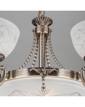 Подвесная люстра Eurosvet 60006/8 античная бронза-foto3