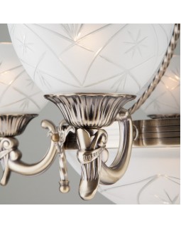 Подвесная люстра Eurosvet 60006/8 античная бронза-foto4