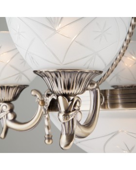 Подвесная люстра Eurosvet 60006/8 античная бронза-foto4