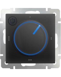 W1151108/ Электроустановочные изделия - Терморегулятор электромеханический для теплого пола (черный)-foto2