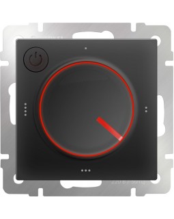 W1151108/ Электроустановочные изделия - Терморегулятор электромеханический для теплого пола (черный)-foto3