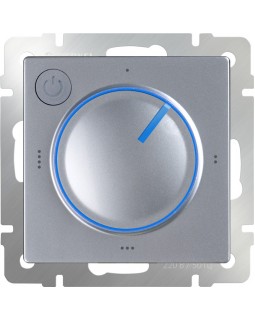 W1151106/ Электроустановочные изделия - Терморегулятор электромеханический для теплого пола (серебряный)-foto2