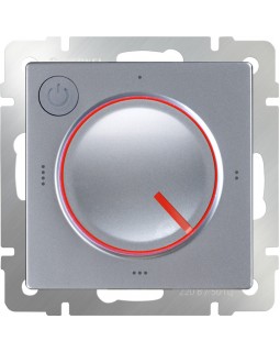 W1151106/ Электроустановочные изделия - Терморегулятор электромеханический для теплого пола (серебряный)-foto3