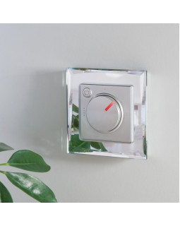 W1151106/ Электроустановочные изделия - Терморегулятор электромеханический для теплого пола (серебряный)-foto5