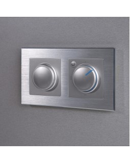 W1151106/ Электроустановочные изделия - Терморегулятор электромеханический для теплого пола (серебряный)-foto6