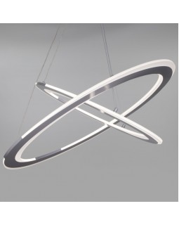 Подвесная люстра Eurosvet 90231/2 серебро-foto2