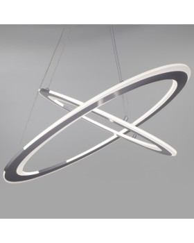 Подвесная люстра Eurosvet 90231/2 серебро-foto2