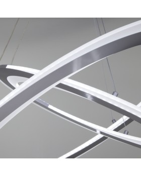 Подвесная люстра Eurosvet 90231/2 серебро-foto3