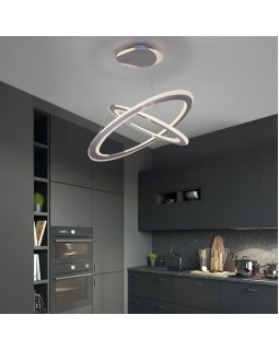 Подвесная люстра Eurosvet 90231/2 серебро-foto4