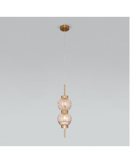 Подвесной светильник Eurosvet 50186/2 латунь-foto3