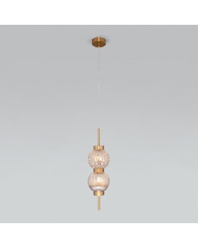 Подвесной светильник Eurosvet 50186/2 латунь-foto3