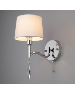 Бра Eurosvet 10127/1 хром/прозрачный хрусталь Strotskis (10093/1)-foto2