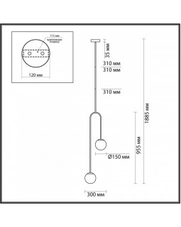 Накладной светильник Odeon Light 4340/2-foto2