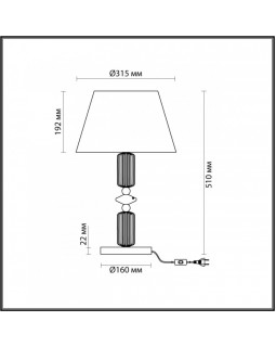 Настольная лампа Odeon Light 4861/1TC-foto2