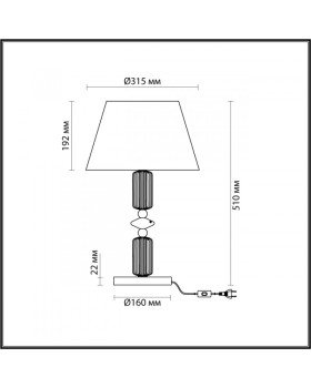 Настольная лампа Odeon Light 4861/1TC-foto2