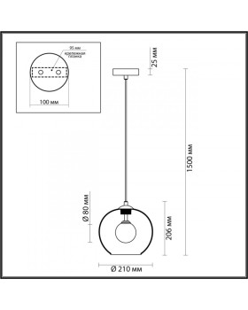 Подвесной светильник Odeon Light 4955/1-foto2
