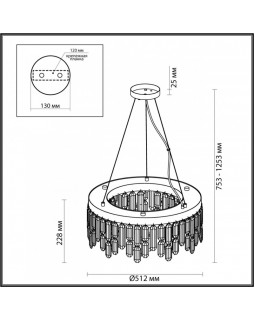 Подвесная люстра Odeon Light 4985/6-foto2