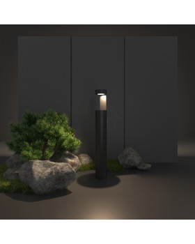 Садовый светильник Elektrostandard 1640 TECHNO LED Nimbus Чёрный (35126/F)-foto2