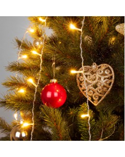 Светодиодный занавес Eurosvet 200-001 теплый белый 1,5*1м IP20-foto4