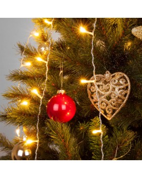 Светодиодный занавес Eurosvet 200-001 теплый белый 1,5*1м IP20-foto4