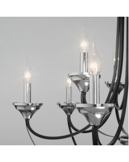 Подвесная люстра Eurosvet 60098/9 хром-foto2